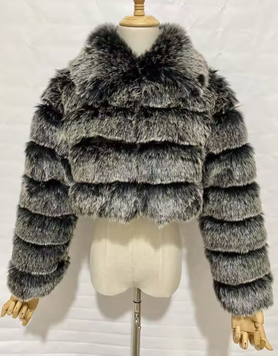 Fox fur coat